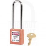 Master Lock 410LT Safety Padlock Orange Long Shackle